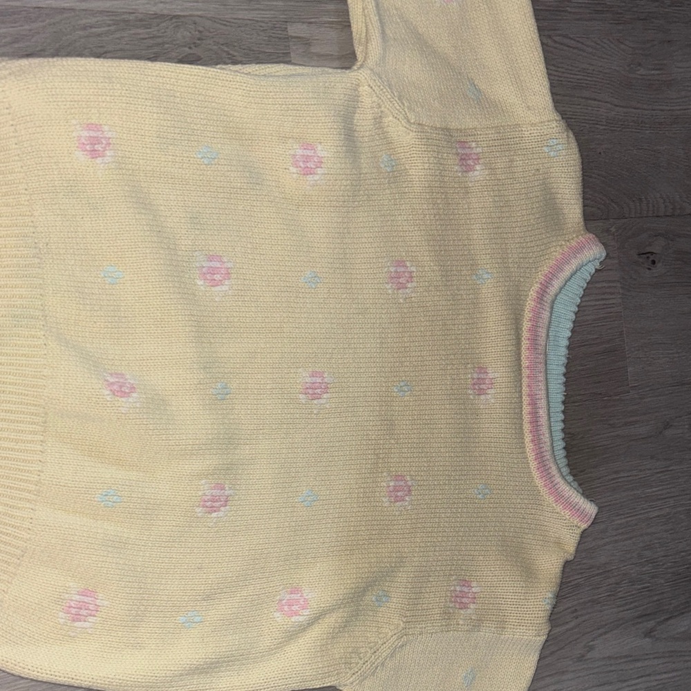 Pastel Floral Sweater